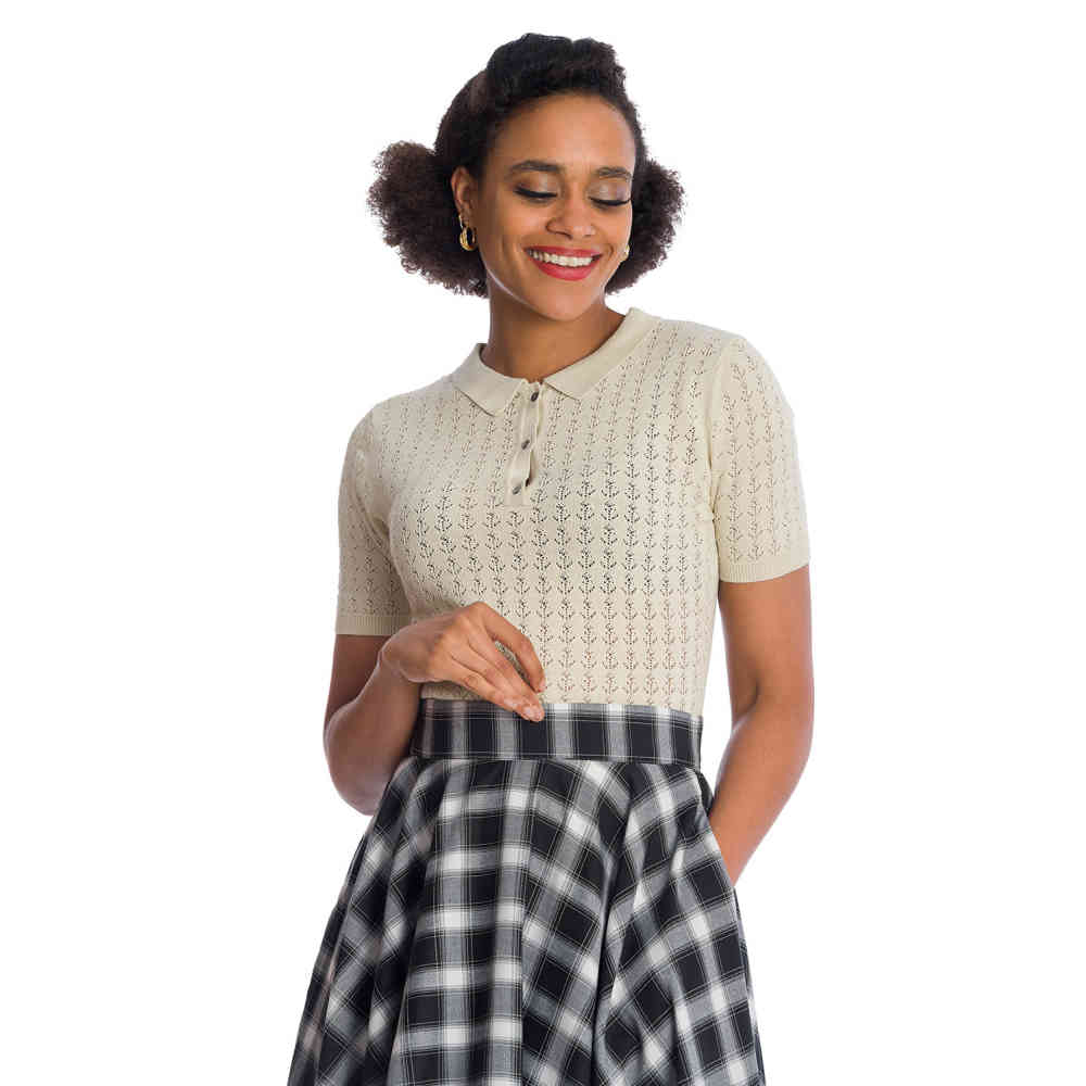 Banned - ANCHOR UP Top - Wit